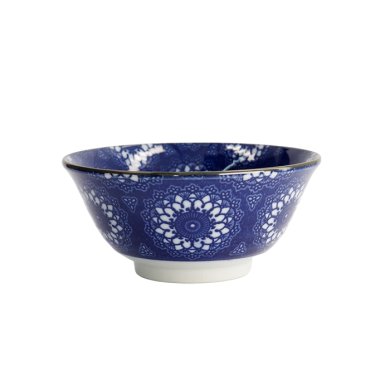 TDS,  Schale, Mixed Bowls, Flower Blue, Ø 14,8 x 6,8 cm 550 ml  - Art Nr. 17782