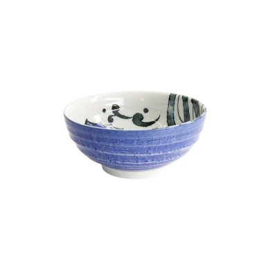 Nudelschale Seafood Snapper Blau, Porzellan, Ø 18,5 × 8,2 cm, 1,2 l, Art.-Nr. 17792