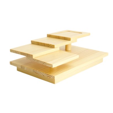 TDS, Wooden Sushi Geta, Kitchenware, 25,4 x 17 x 8,2 cm, Art.-Nr. 17858