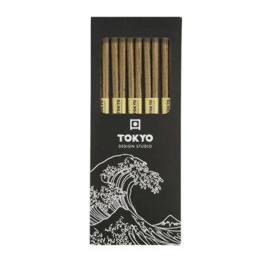 TDS, Chopstick Set, Wood DJ-100, Kitchenware, 5 pair, 22 cm, Item No. 17911