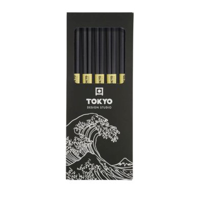 TDS, Chopstick Set, Polymer Glassfibre Round Shape A4, Kitchenware, 5 pair, 22 cm, Item No. 17933