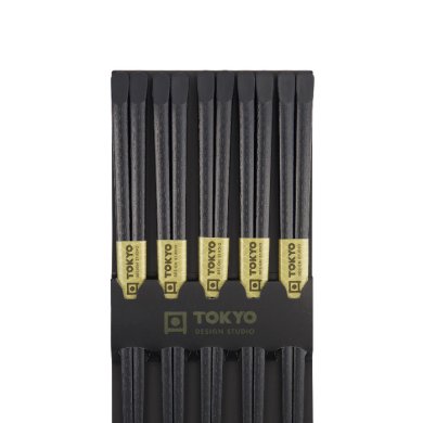 TDS, Chopstick Set, Polymer Glassfibre Tensoge shape A4, Kitchenware, 5 pair, 22 cm, Item No. 17934