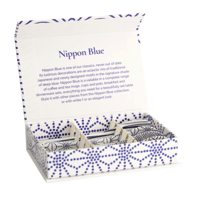 Tokyo Design Studio Löffel-Set Nippon Blue (Blau/Weiß), 4-tlg., Porzellan, 13 cm