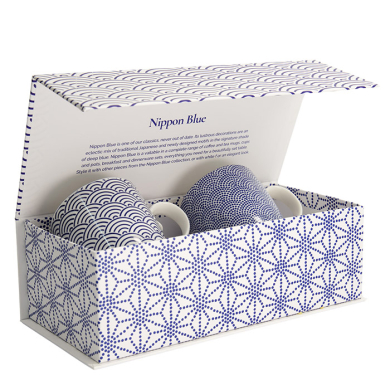 TDS, Mug Set, 2-piece set, Giftset, Nippon Blue, Ø 8.5 x 10.2 cm 380 ml, Item No. 17988
