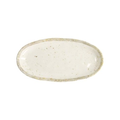 Plate Melamine Earthware, Melamine, 25.4 × 13 × 2.9 cm, Item No. 18229