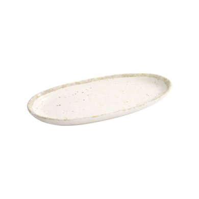 Plate Melamine Earthware, Melamine, 25.4 × 13 × 2.9 cm, Item No. 18229