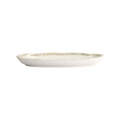 Plate Melamine Earthware, Melamine, 25.4 × 13 × 2.9 cm, Item No. 18229