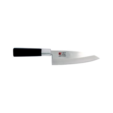 Deba Knife (Meat Knife) Sekiryu, Stainless Steel, blade 15 cm, black ABS plastic handle