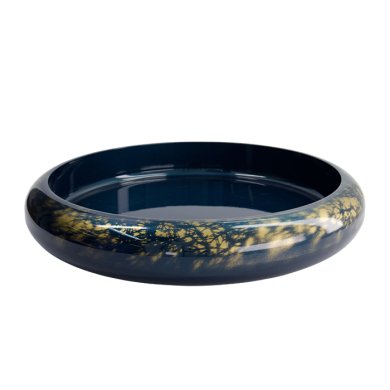 TDS, Sushi Oke, Marble, Außen 40,3x7cm Innen 34,3x5,1cm, Blau/Gold - Art Nr.18316