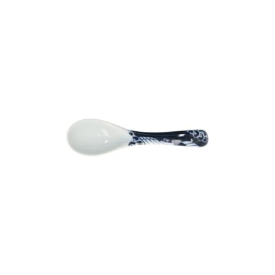 Renge-Löffel Kawaii Wal Blau/Weiß, Porzellan, 18 cm, Art.-Nr. 18332