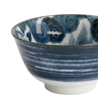 TDS, Japonism, Bowl, Darkgrey, Ø 12.7 x 6.8 cm, Lion, Item No: 18700