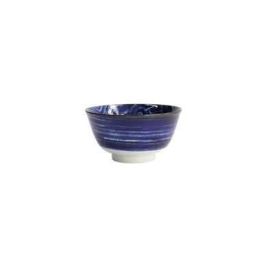 Bowl Japonism Carp Blue, Porcelain, Ø 12.7 × 6.8 cm, 350 ml, Item No. 18754