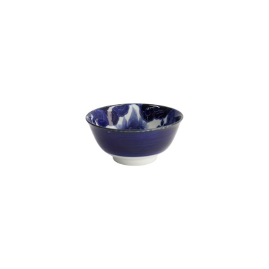 Bowl Japonism Lion Blue, Porcelain, Ø 12.7 × 6.8 cm, 350 ml, Item No. 18757