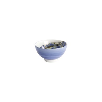 Reisschale Seafood Hirame Blau, Porzellan, Ø 11,2 × 6,2 cm, 300 ml, Art.-Nr. 18881