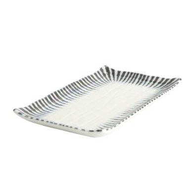 Plate, Shin Tokusa, 22.5 x 13.3 x 2.5 cm, Item No. 20247