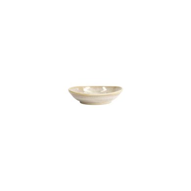 Ovaler Saucenteller Titanium Matte Weiß, Porzellan, 10 × 2,6 cm, Art.-Nr. 20366