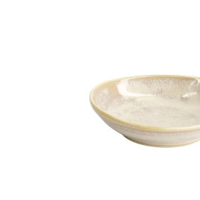 Ovaler Saucenteller Titanium Matte Weiß, Porzellan, 10 × 2,6 cm, Art.-Nr. 20366