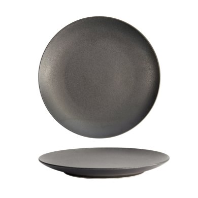 Yuzu Schwarz Coupe Platte Ø 27.1x3cm  Teller bei g-HoReCa (Bild 1 von 6)