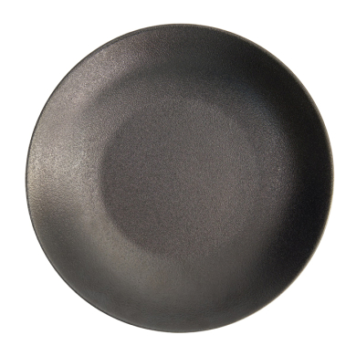 Ø25.2x4.7cm Yuzu Black Deep Rice Plate at g-HoReCa (picture 3 of 6)