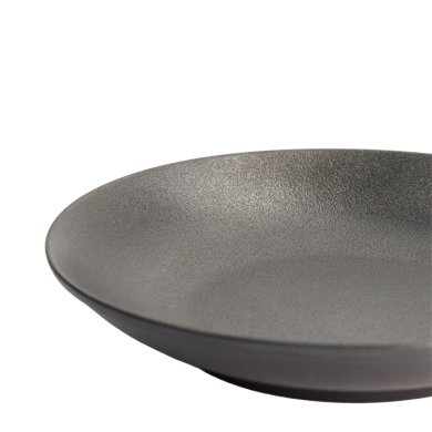 Ø25.2x4.7cm Yuzu Black Deep Rice Plate at g-HoReCa (picture 5 of 6)