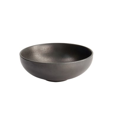 Rice Bowl Yuzu Black, Stoneware, Ø 16 × 5.9 cm, 630 ml, Item No. 20386