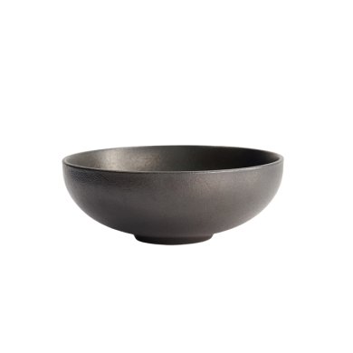 Rice Bowl Yuzu Black, Stoneware, Ø 16 × 5.9 cm, 630 ml, Item No. 20386