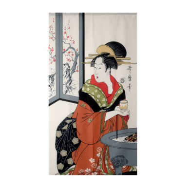 Goodwill Bijin-Ga Brazier Noren (Vorhang für Türen) bei g-HoReCa