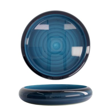 TDS, Sushi Oke, Outer 43.8x7.4cm Inner 37.6x5.2cm, Blue Azure- Item No. 20855