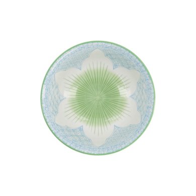 Ramen Bowl Lily Flower Light Blue, Porcelain, Ø 20.5 × 8 cm, 1.2 l, Item No. 20937