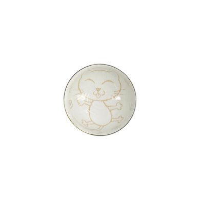 Tayo-Schale Kawaii Cat Neko Blau, Porzellan, Ø 12,7 × 7 cm, 300 ml, Art.-Nr. 2094