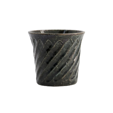 Oribe Schwarz  Ø 8,8x8cm 250ml Sake Becher bei g-HoReCa (Bild 1 von 2)