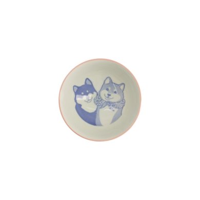Reisschale Kawaii Shiba-Dog Rosa, Porzellan, Ø 14,5 × 6,5 cm, 500 ml, Art.-Nr. 20987