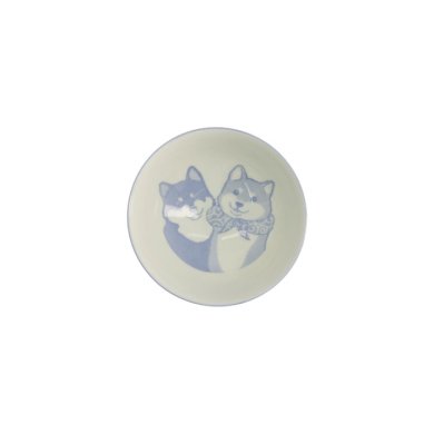Reisschale Kawaii Shiba-Dog Blau, Porzellan, Ø 14,5 × 6,5 cm, 500 ml, Art.-Nr. 20989
