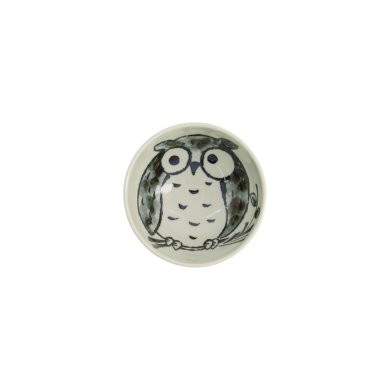 Rice Bowl Kawaii Owl Blue, Porcelain, Ø 13 × 8 cm, 400 ml, Item No. 20991