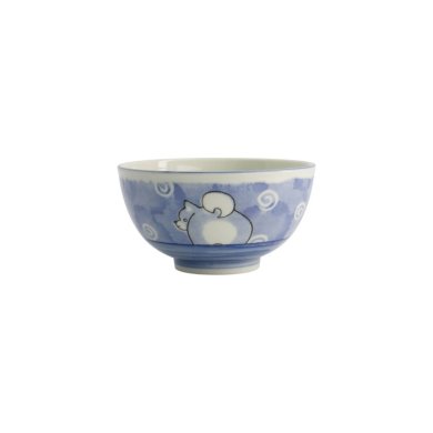 Reisschale Kawaii Shiba-Dog Blau, Porzellan, Ø 16 × 8 cm, 600 ml, Art.-Nr. 20993