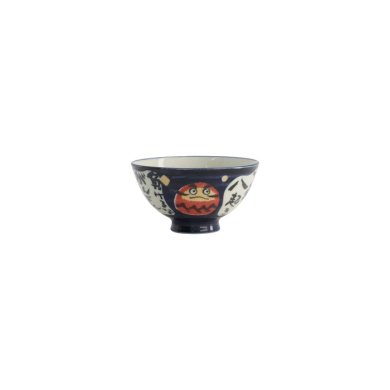Rice Bowl Kawaii Daruma Blue, Porcelain, Ø 11.5 × 6 cm, 300 ml, Item No. 21008