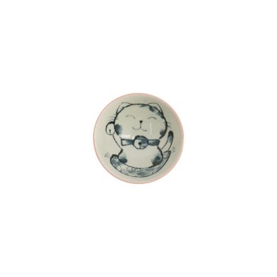 Rice Bowl Kawaii Cat Pink, Porcelain, Ø 11.5 × 6 cm, 300 ml, Item No. 21023