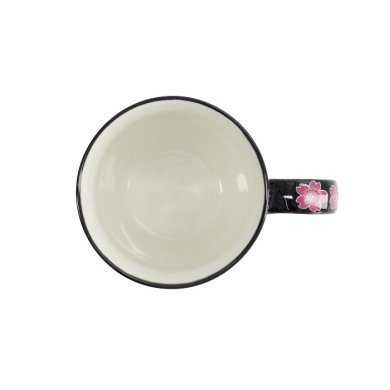 TDS, Kawaii Flower Mug W/Giftbox, Black, 8.5x10.2cm, 300 ml, Item No. 21175