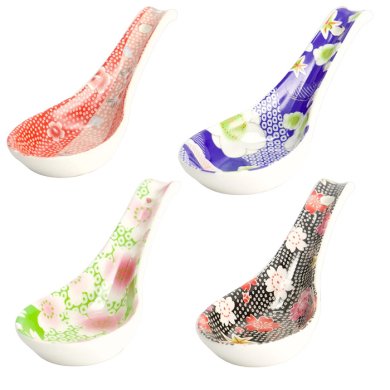 13.8x4.8cm - Kawaii Flower Soup Spoon at g-HoReCa