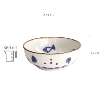 Kawaii Cat Neko Schale Bowl at g-HoReCa (picture 5 of 5)
