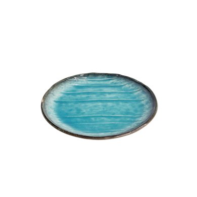 Teller Yamasaku Blau, Steingut, Ø 16,5 × 1,5 cm, Art.-Nr. 21326