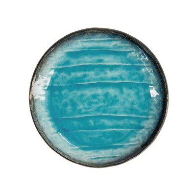 Teller Yamasaku Blau, Steingut, Ø 16,5 × 1,5 cm, Art.-Nr. 21326