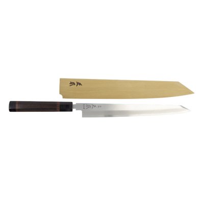 Kiritsuke-Messer Masamoto Carbon Steel Special Ebony Octagon (Filetiermesser), Klinge 27 cm, Art.-Nr. 21393