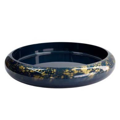 TDS, Sushi Oke, Marble, Außen 43,8 x 7,4 cm, Innen 37,6 x 5,2cm, Blau/Gold - Art Nr. 21402