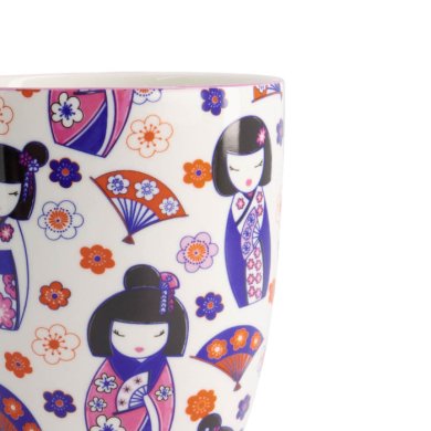 TDS, Kawaii Kokeshi Mug W/Giftbox, 8.5x10.2cm, 380 ml, Item No. 21532
