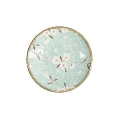 Teller Light Blue Sakura, Porzellan, Ø 19,5 × 3 cm, Art.-Nr. 21592