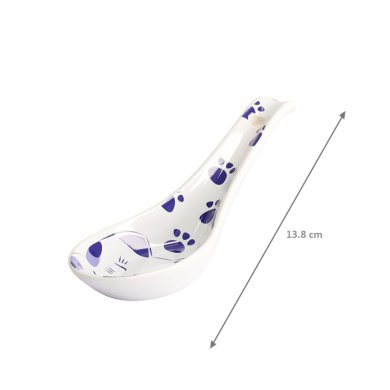 13.8x4.8cm - Item No. - 21672 Kawaii Blue Maneko Spoon at g-HoReCa (picture 4 of 4)