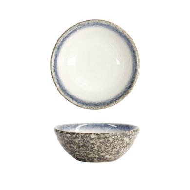 Tokyo Design Studio Saucenschale Tajimi Grau/Weiß, Steinzeug, Ø 9,1 cm