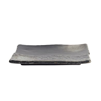 TDS, Plate, Black, 21x14.5x2.5cm, Item No. 21998