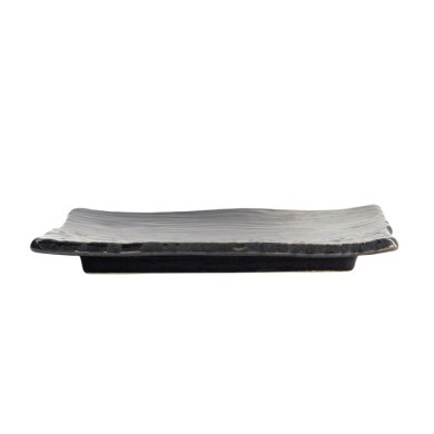 TDS, Plate, Black, 21x14.5x2.5cm, Item No. 21998